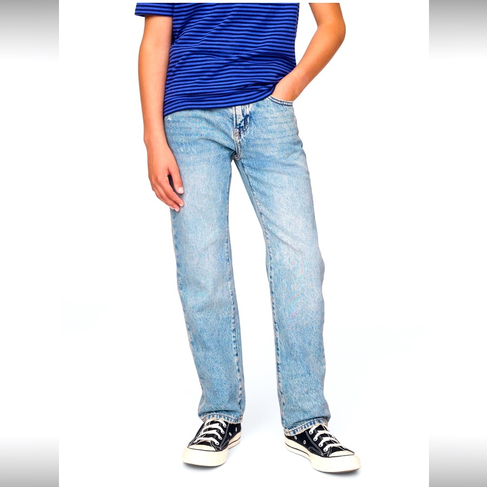 90’s original straight jeans GAP kids for girls, boys, unisex - in Light Destroy